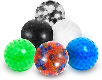 China Eco-Friendly Material Sensory Stress Ball Set 6 Pack Water Beads Of Relaxing Busy Balls For Kids And Adults for sale