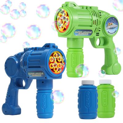 China Plastic Funny Summer Toy Bubble Maker High Capacity Bubble Solution Refill Outdoor Bubble Gun Machine for Toddlers and Children for sale