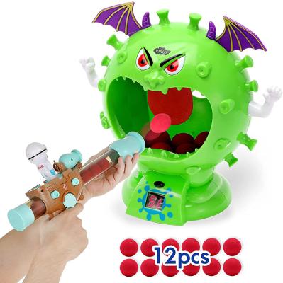 China Eco-friendly Material Monster Shooting Toys Target Practice Games Electronic Shooting Gift For Boys And Girls for sale