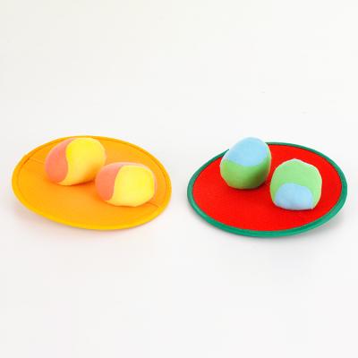 China Colorful Eco-friendly Material Fruit Toss And Hook Ball Set For Outdoor Backyard Play Beach Toys for sale