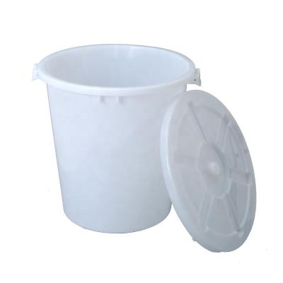 China 200 Liter Eco-friendly White Plastic Pail Wholesale Plastic Bucket With Lid for sale