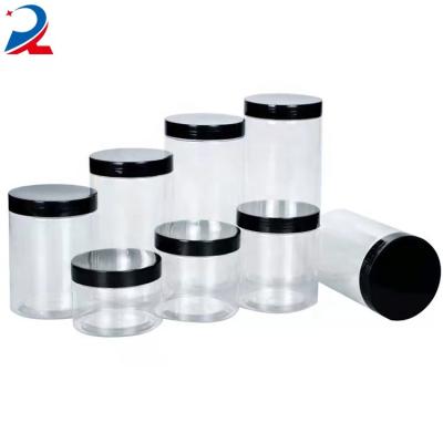 China 100% Eco-friendly Food Grade Materials Plastic Storage Jar Transparent Plastic Jars for sale