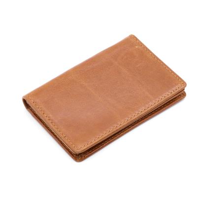 China Mini Leather Wallets Vintage Gents Luxury Purse Genuine Leather Vintage Cowhide Small Casual Men's Slim Wallet for sale