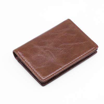 China 2021 Vintage Hot Selling Wallet For Men Genuine Leather Customized Wallets Leather Minimalist Leather Men Wallet Card Holders for sale