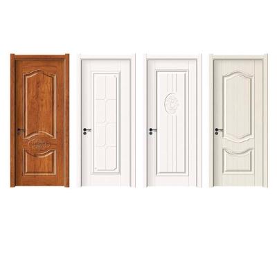 China Wooden door waterproof modern interior design melamine interior door cheap laminated reasonable prices pvc laminated MDF door M-88 (19-22) for sale