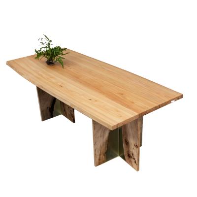 China Natural decorative modern appearance Japanese cypress dining table home environmental protection wooden dining table for home dining room for sale