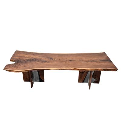 China Luxury modern environmental protection desk natural slab desks table executive desk made of solid walnut wood for desks for sale