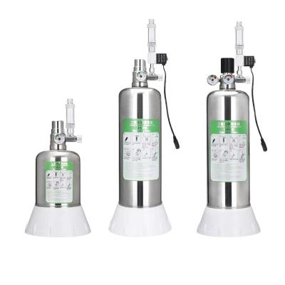 China Aquarium Diy Co2 Generation Circuit Fit Aquatic Plant Fish Acuarios CO2 Valveco2 Gas Cylinder Kit With Pressure Air Flow for sale