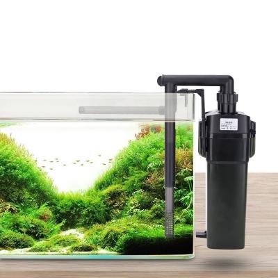 China RS Aquarium Filter Waterfall Sustainable Hang On Aquarium Filter With External Replaceable Filter Material for sale