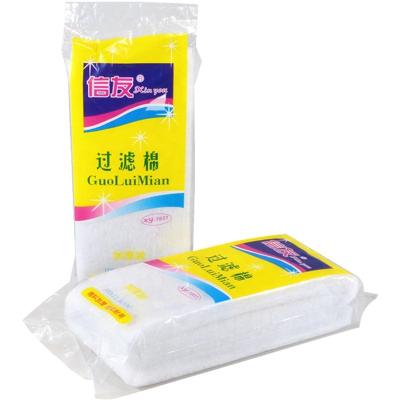 China Xinyou Xy-2008 3cm Cotton Viable White Filter Aquarium Biochemical Cotton Water Filter Foam Sponge Biochemical Filtered Sponge for sale