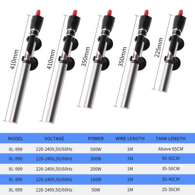 China Xilong XL-999 Stainless Steel Heater Aquarium Furnace Constant Temperature Heater Viable Turtle Tank Aquarium Explosion Proof for sale