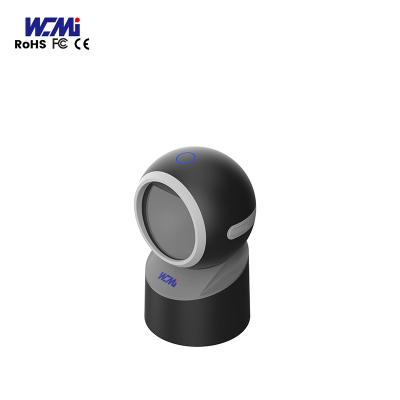 China WCMI 1d 2d High Speed ​​Code USB Barcode Scanner Omnidirectional A4size Platform for sale