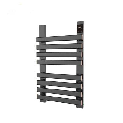 China Heater Hot Sale High Quality Stainless Steel Towel Rack Black Heated Electric Towel Rack for sale