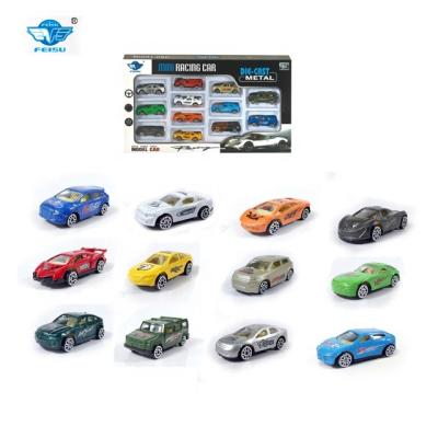 China 1:87 Small Wheel Feisu Metal Toy Car Diecast Model Eco-friendly Mini Free For Children Die Cast Toy Vehicle for sale