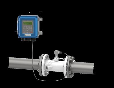 China TUF-2000B Carbon Steel Wall Mounted Ultrasonic Water Flow Meter for sale