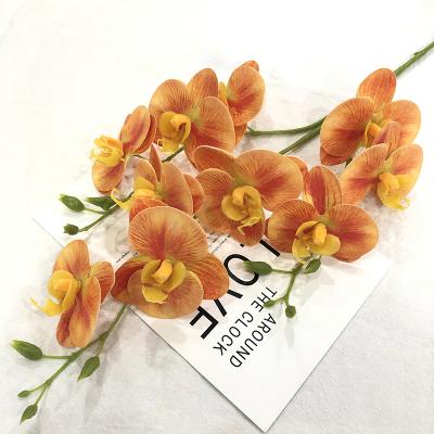 China New Design Real Touch Artificial Flowers Realistic Looking Artificial Butterfly Orchid for sale