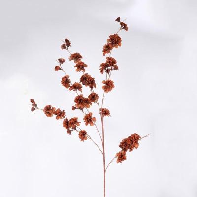 China Natural Touch Handmade Plastic Simulate Cherry Blossoms Plants Home Office Outdoor Wedding Decoration for sale