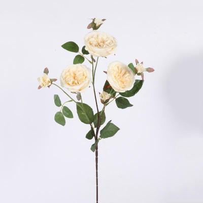 China Artificial Plastic Living Room 7 Touch Flower Natural Plant Simulation Decorative Main Austin for sale