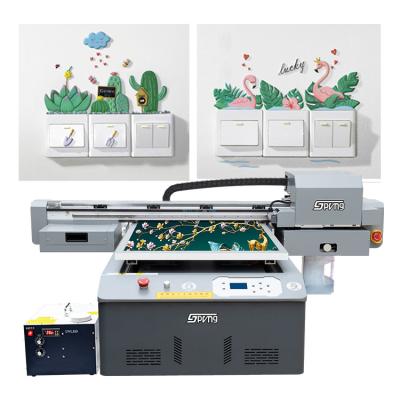 China Factory direct sale retail multifunctional size 60*90 digital uv printers with 3pcs xp600 heads 3d result for sale