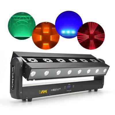 China KTV/Bar/Indoor pro DJ led light moved strobe dmx beam laser lights for night club for sale