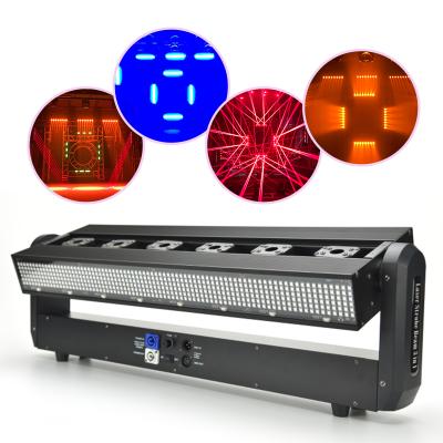 China KTV/Bar/Indoor 200W Six-axis Laser 3 in 1 Bright Matrix Marquee Stage Laser Light Beam for sale