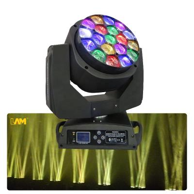 China Zoom Wash Moving Head Rgbw Led Moving Head , Eye K10 , Zoom Bee Wash Led Stage Light One Year Level 19x15w Rgbw 4in1 Brand LED 19pcs 15w Rgbw 4iin1 Ip20 for sale