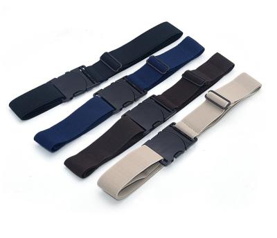 China Resin No Buckle Stretch Design Invisible Adjustable Canvas Belt Fashion Jeans Pants Elastic Belt for sale