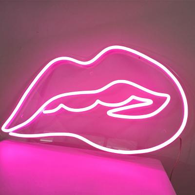 China Office Mouth Neon Sign Custom Neon Lamp for sale