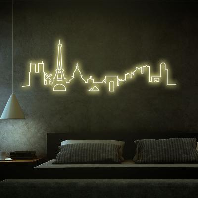 China Office City Neon Sign Advertising Party Decoration Light Decor For Wall Home Customs Lead Art for sale