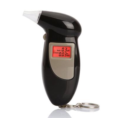 China Digital LCD Display Breathalyzer Alcohol Tester Breath Analyzer Personal Testing Chain Head Digital Alcohol Breathalyzer 68s for sale