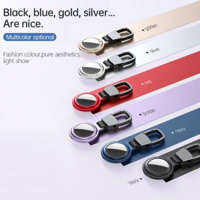 China Anti-drop rd for Apple Airtag Metal Case Gold 2021 Magnetic Alloy Cards Metalholder Holder Metalcaseholder Tracker Protective Sleeve for sale