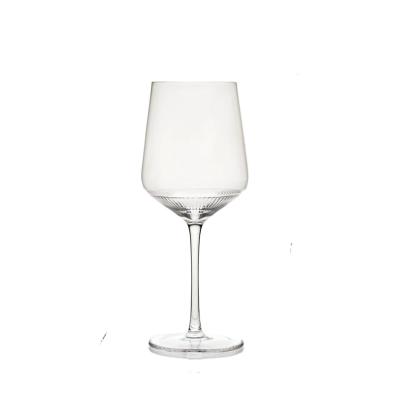 China 2022 Lower Part Lead Free Crystal Wineglass With Optic On New Arrival Creatlvliy Carrying Cup Luxury Crystal Wineglass for sale