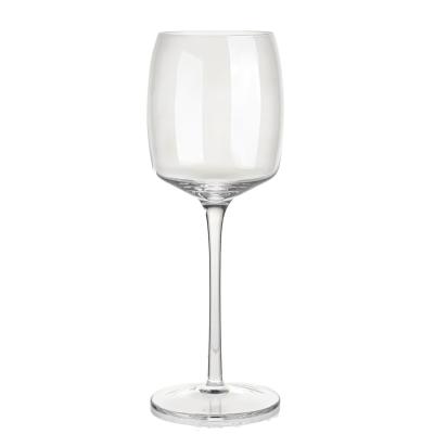 China Wholesale Mouthblown Crystal Drum Shape Goblet Wineglass lead-free Crystal Champagne Goblet from transport factory for sale