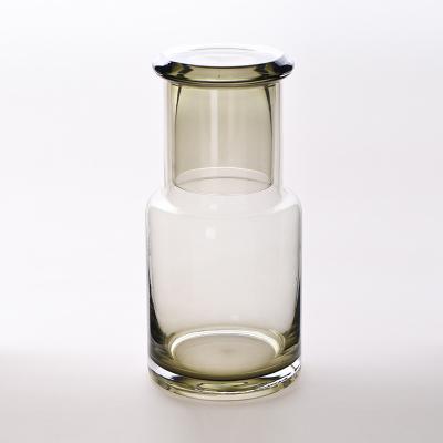 China Transparent Factory Customize Solid Color Multifunctional Practical Glass Jar Set Wholesale for sale