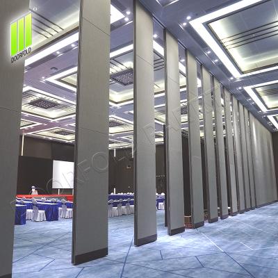 China Modern Acoustic Partition Walls For Hotel Folding Partition Suppliers For Hotel Sound Proof Movable Partition Wall for sale