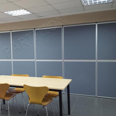 China Hot Selling Traditional Class Product Room Sound Proof Folding Glass Partition For Divider Folding Sliding Acoustic Movable Wall for sale