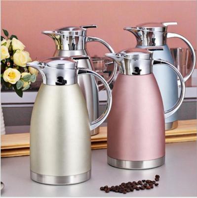 China 1.8L Amazon Viable Hot Selling High Quality 2.3L Vacuum Insulated Thermos Tea Coffee Pot For Coffee Carefe Pot Thermal Coffee Kettle for sale