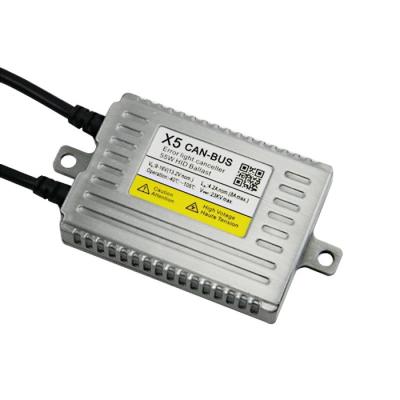 China Best Quality 55W Can-bus Anti Error Free X5 Slim HID Ballast Igniters Blocks Ignition 12 months warranty for sale