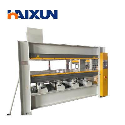 China Plywood Production Woodworking Machinery Veneer Outdoor Wood Flooring Machine Door Furniture Hydraulic Plywood Hot Press for sale