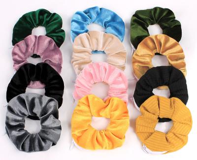 China Elastic Hair Ties for women DIANXIANG 2022 wholesale velvet fabric Elastic Hair Ties for women scrunchy pink elastic hair bands girls scrunchies bulk for sale