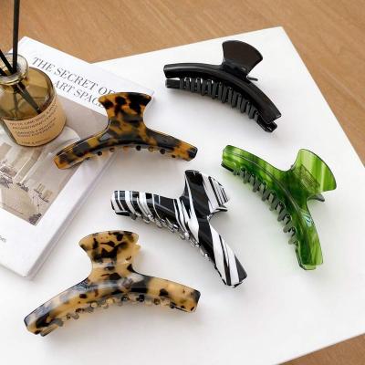 China Hair Claw Clips  hair clips for women claw 2022 new process Korean wholesale large hair claw clip for thick hair acetate hair claw clips for sale