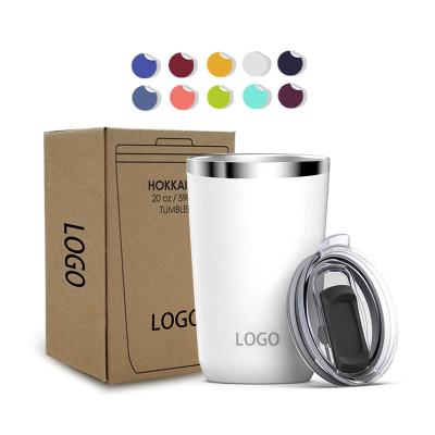 China Double Wall 20oz Coffee Mugs Stainless Steel Viable Designer Insulated Sublimation Travel Tumbler Mugs Bulk for sale