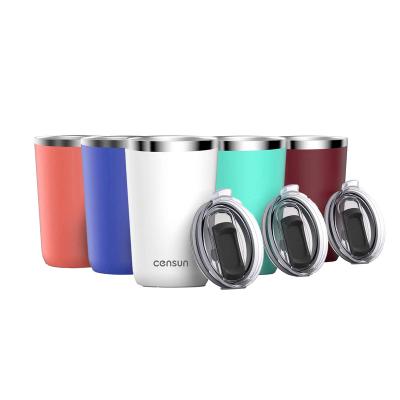 China Wholesale 20oz Bulk Stocked Custom Mugs Reusable Double Wall Stainless Steel Vacuum Insulated Straight Coffee Mugs Tumbler for sale