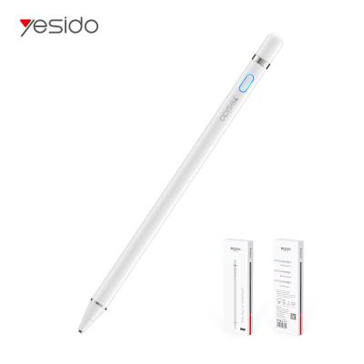 China For Mobile Phone Tablet YESIDO Aluminum Active Capacitive New Universal Tablet Panel Replacement Stylus Pencil Smart Pen For iPad Apple iPhone Samsung for sale