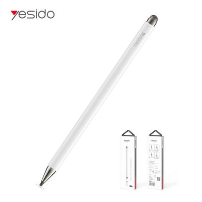 China Universal Compatibility 2 in 1 Capacitive Active Universal Tablet Pressure Touch Stylus Pencil Smart Pen for Android iPad Apple iPhone Samsung Laptop for sale