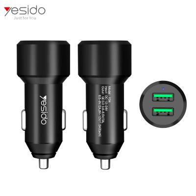 China Hot Sale 36W Car Charger Amazon Mobile Phone Car Adapter Dual Fast Fast Charging Usb for sale