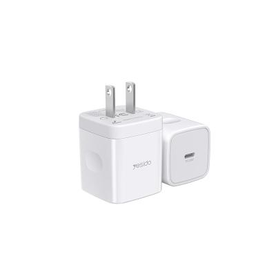 China Charger Designed For iPhone EU/US/UK Plug Mobile Phone Travel Wall Plug Adapter Fast Charging Type C PD 20W Charger For Iphone for sale