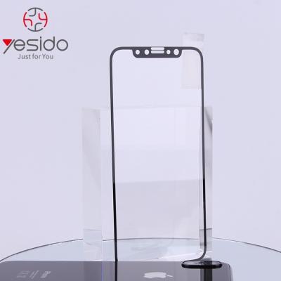 China 2021 2.5D Yesido Full Coverage Screen Design Provided Anti Radiation 9H Tempered Glass Screen Protector Cutting For iPhone 10/X for sale