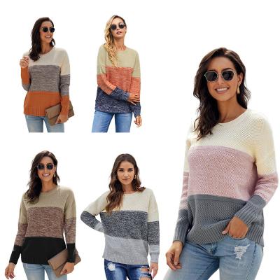 China Anti-wrinkle popular product women boutique sweaters best around neck long sleeve knitwear for fall for sale