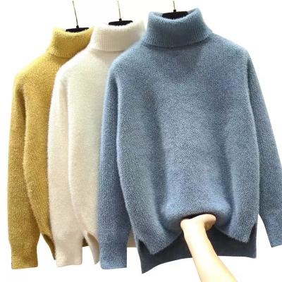 China Hot Selling Anti-wrinkle Women's Chenille Sweater for Autumn and Winter Ladies Plus Thick Velvet Parco Knitted Sweater for sale